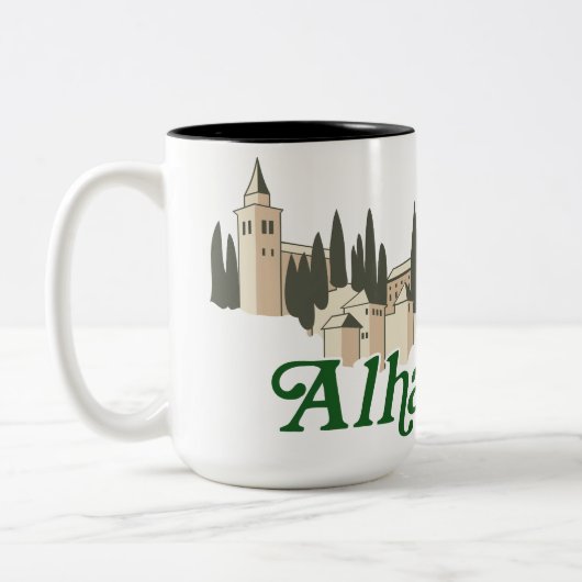 Alhambra Tweekleurige Koffiemok (Links)