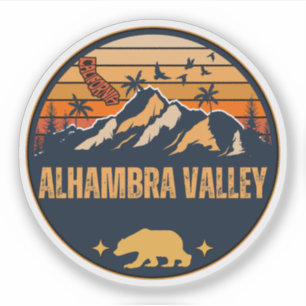 Alhambra Valley, Californië Sticker