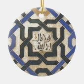 Alhambra Wall Tile #10 Keramisch Ornament (Voorkant)