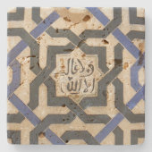 Alhambra Wall Tile #10 Stenen Onderzetter (Voorkant)