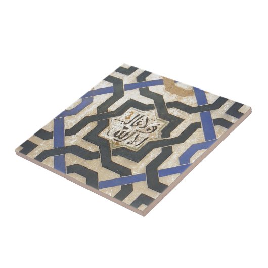 Alhambra Wall Tile #10 Tegeltje (Zijkant)