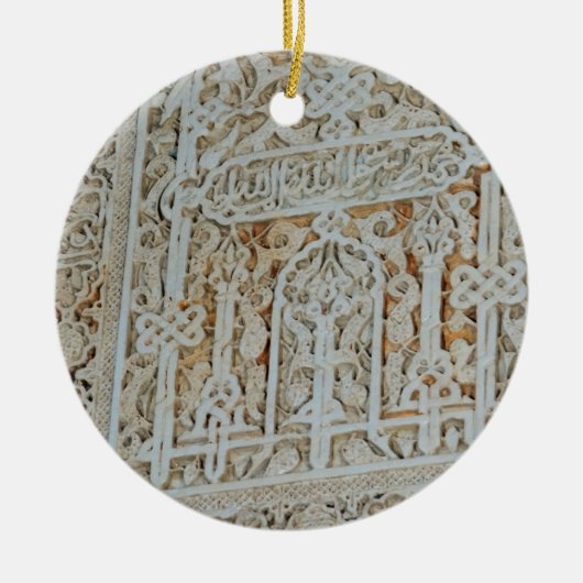Alhambra Wall Tile #1 Keramisch Ornament (Voorkant)