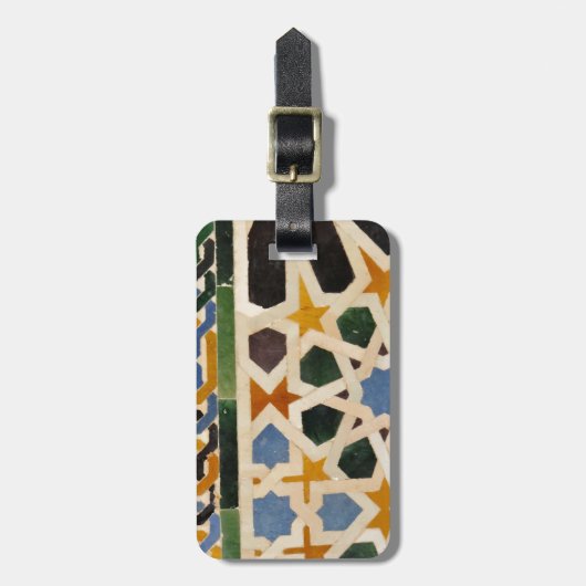 Alhambra Wall Tile #3 Bagagelabel (Voorkant verticaal)