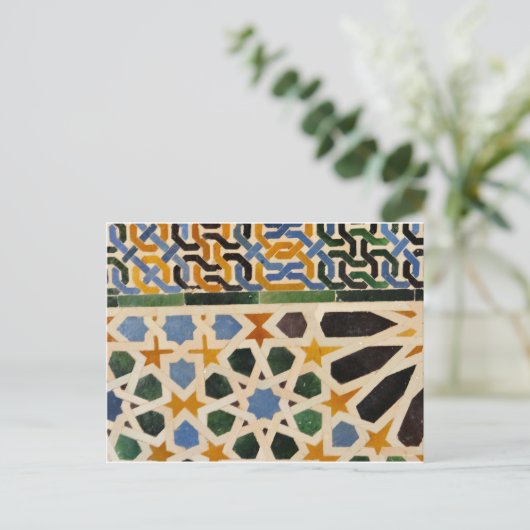 Alhambra Wall Tile #3 Briefkaart (Staand voorkant)
