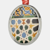 Alhambra Wall Tile #3 Metalen Ornament (Links)