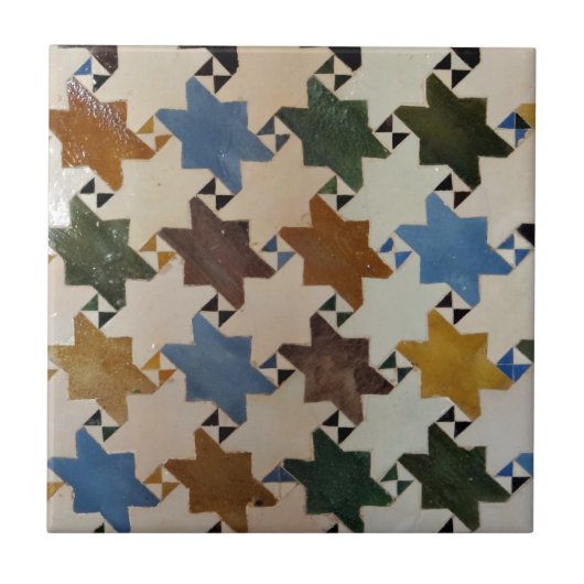 Alhambra Wall Tile #5 Tegeltje (Voorkant)