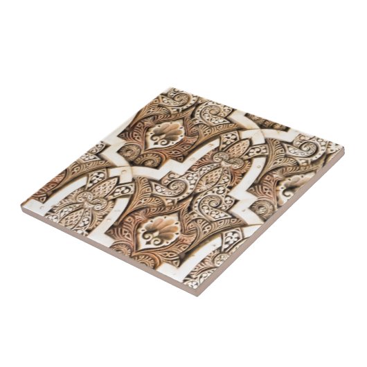 Alhambra Wall Tile #7 Tegeltje (Zijkant)