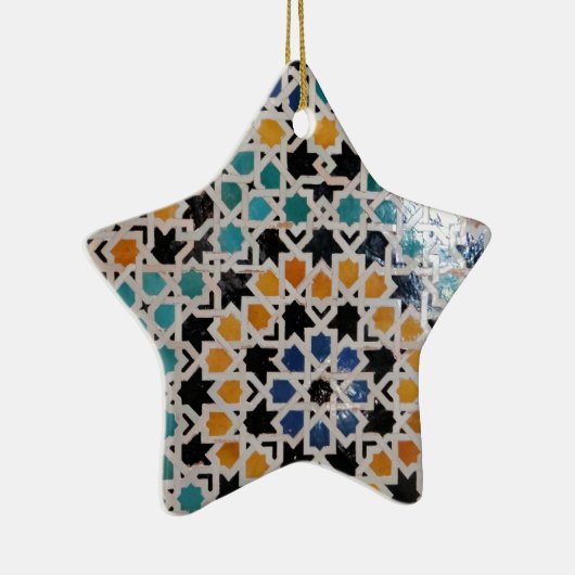 Alhambra Wall Tile #9 Keramisch Ornament (Rechts)
