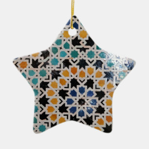 Alhambra Wall Tile #9 Keramisch Ornament
