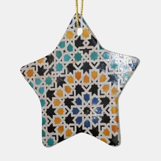 Alhambra Wall Tile #9 Keramisch Ornament (Links)