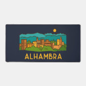 Alhambra Zonsondergang 2 Bureaumat (Voorkant)
