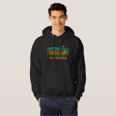 Alhambra Zonsondergang 2 Hoodie (Voorkant volledig)