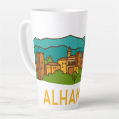 Alhambra Zonsondergang 2 Latte Mok (Linkerhoek)