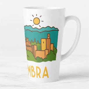 Alhambra Zonsondergang 2 Latte Mok