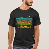 Alhambra Zonsondergang 2 T-shirt (Voorkant)