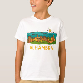Alhambra Zonsondergang 2 T-shirt