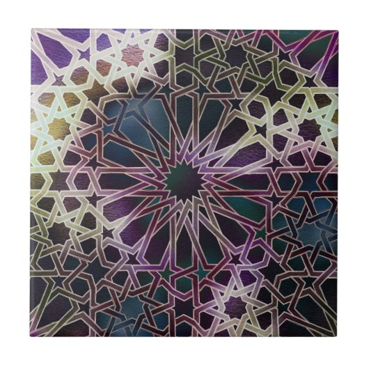 Alhambraontwerp Tegeltje (Voorkant)