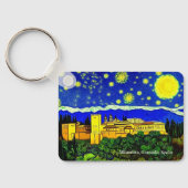 Alhambrapaleis op een sleutelring sleutelhanger (Achterkant)