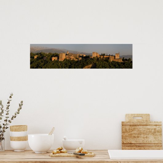 AlhambraPanorama Poster (Keuken)
