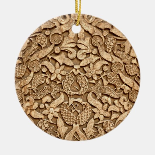 Alhambrapatroon Keramisch Ornament (Voorkant)