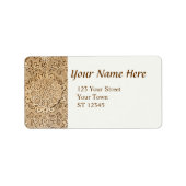 Alhambrapatroon met uw adres etiket (Voorkant)