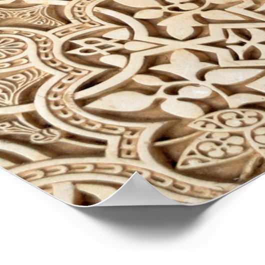 Alhambrapatroon Poster (Hoek)