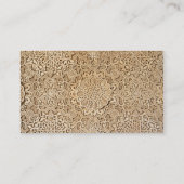 Alhambrapatroon Visitekaartje (Achterkant)