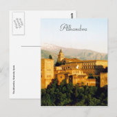 alhambraspanje briefkaart (Voorkant / Achterkant)