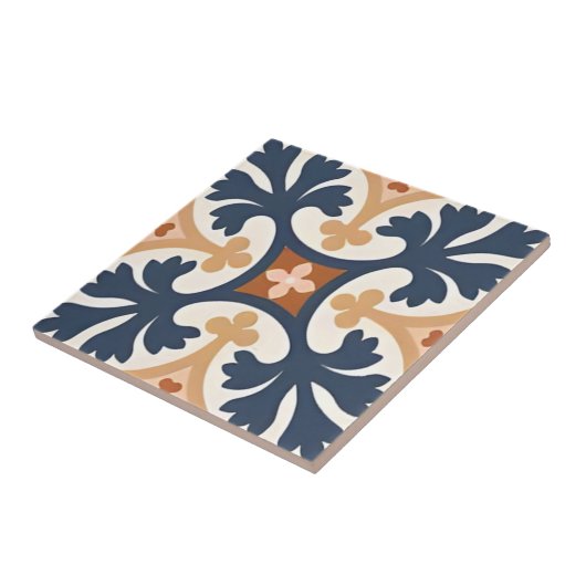 Alhambrategels, mooi oud tegeltje (Zijkant)