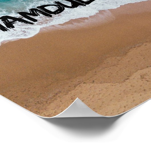 Alhamdulilah Beach Home Poster (Hoek)