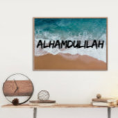 Alhamdulilah Beach Home Poster