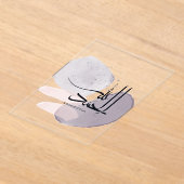 Alhamdulillah Arabic Calligraphy – Minimal Elegant Acryl Uitnodigingen (Laagn)