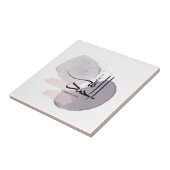 Alhamdulillah Arabic Calligraphy – Minimal Elegant Tegeltje (Zijkant)