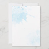 Alhamdulillah blauwe moslim baby jongen doek geboo kaart (Achterkant)