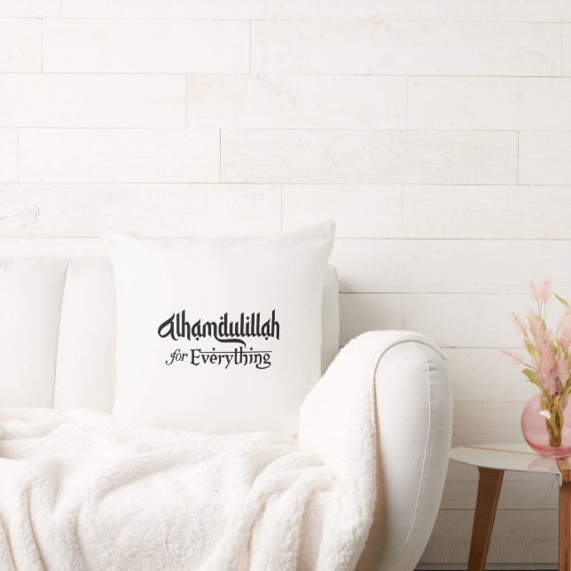 Alhamdulillah for Everything Minimal Islamic Gift Kussen (Bank)