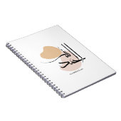 Alhamdulillah in moderne Arabische kalligrafie, ال Notitieboek (Rechterzijde)