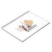 Alhamdulillah in moderne Arabische kalligrafie, ال Notitieboek (Linkerzijde)