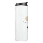 Alhamdulillah in moderne Arabische kalligrafie, ال Thermosbeker (Gedraaid links)