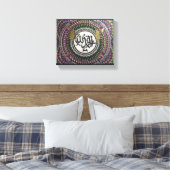 Alhamdulillah Islamitische kalligrafie canvas (Insitu (Slaapkamer))