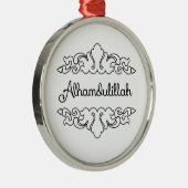 Alhamdulillah Metalen Ornament (Rechts)