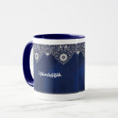 Alhamdulillah mok Blue Turks ontwerp (Voorkant links)