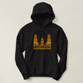 Alhamdulillah Moskee Islam Allah Moslimgodsdienst  Hoodie (Design voorkant)