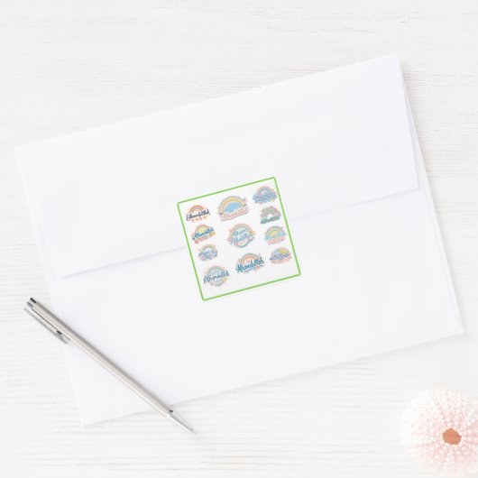 Alhamdulillah Sticker – Pastel Gratitude Reminder (Envelop)