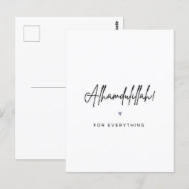 Alhamdulillah Voor Alles Briefkaart