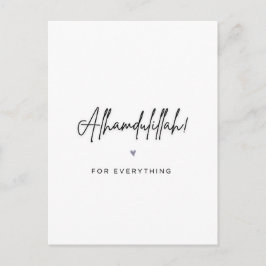 Alhamdulillah Voor Alles Briefkaart