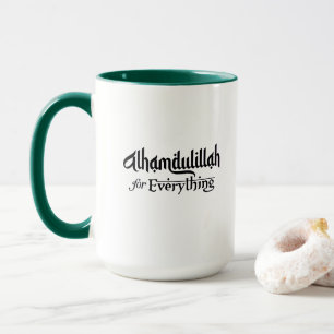 Alhamdulillah voor Alles Minimaal Islamitisch Cade Mok