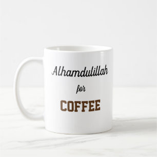 Alhamdulillah voor koffie koffiemok