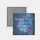 Alhoewel de afstand verre liefdesnota is magneet (Voorkant / Achterkant)