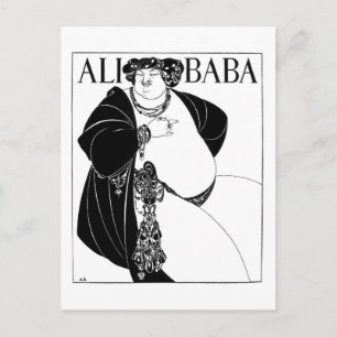 Ali Baba, Aubrey Beardsley Briefkaart