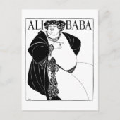 Ali Baba, Aubrey Beardsley Briefkaart (Voorkant)